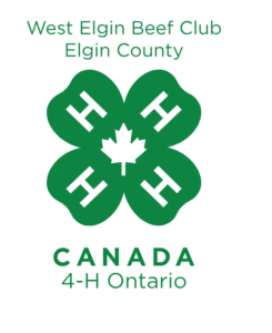 West Elgin Beef 4H Club Elgin, County Ontario Logo